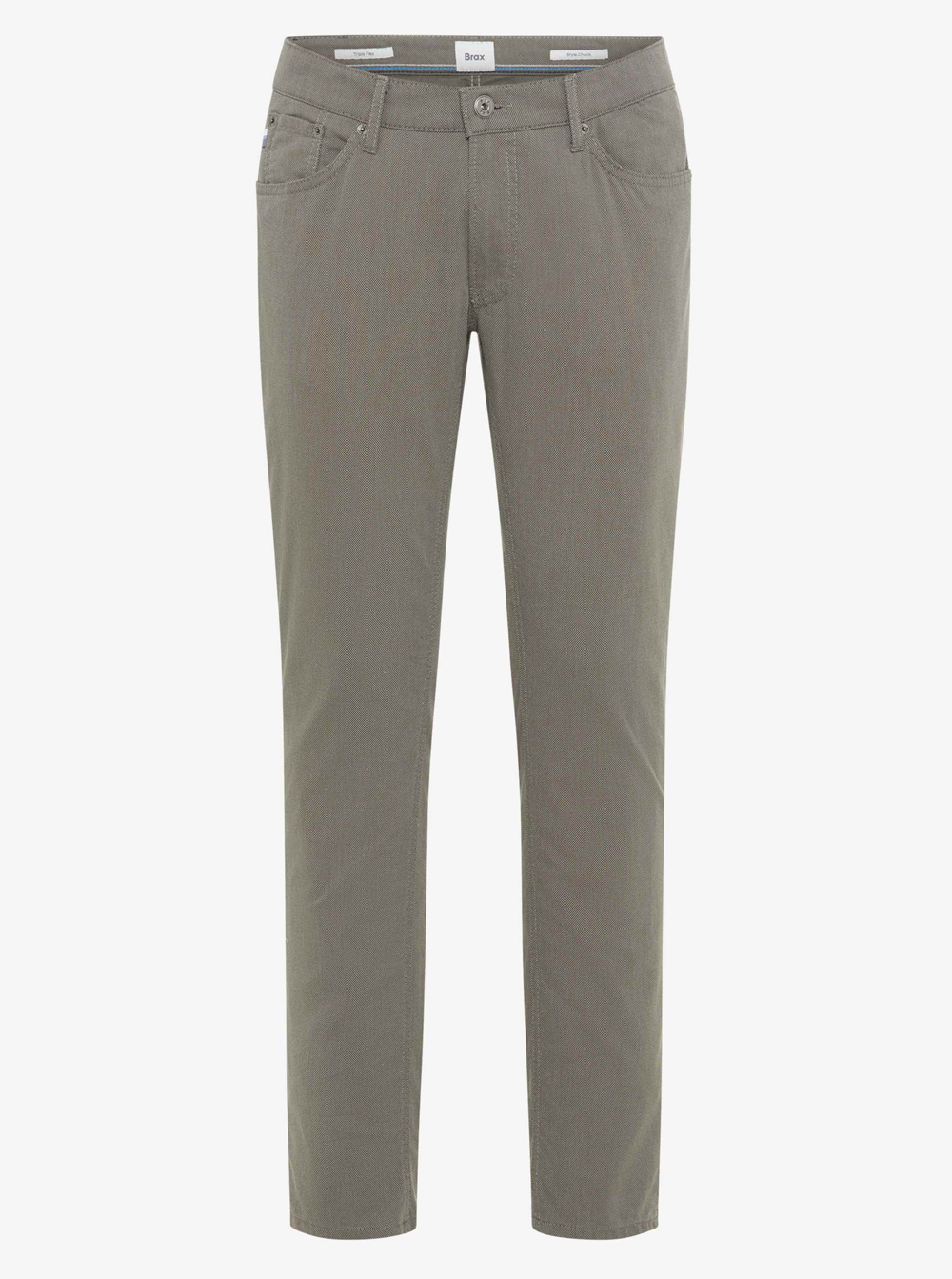 Brax Groene Heren Katoenen broek - 07-1722/35 Chuck