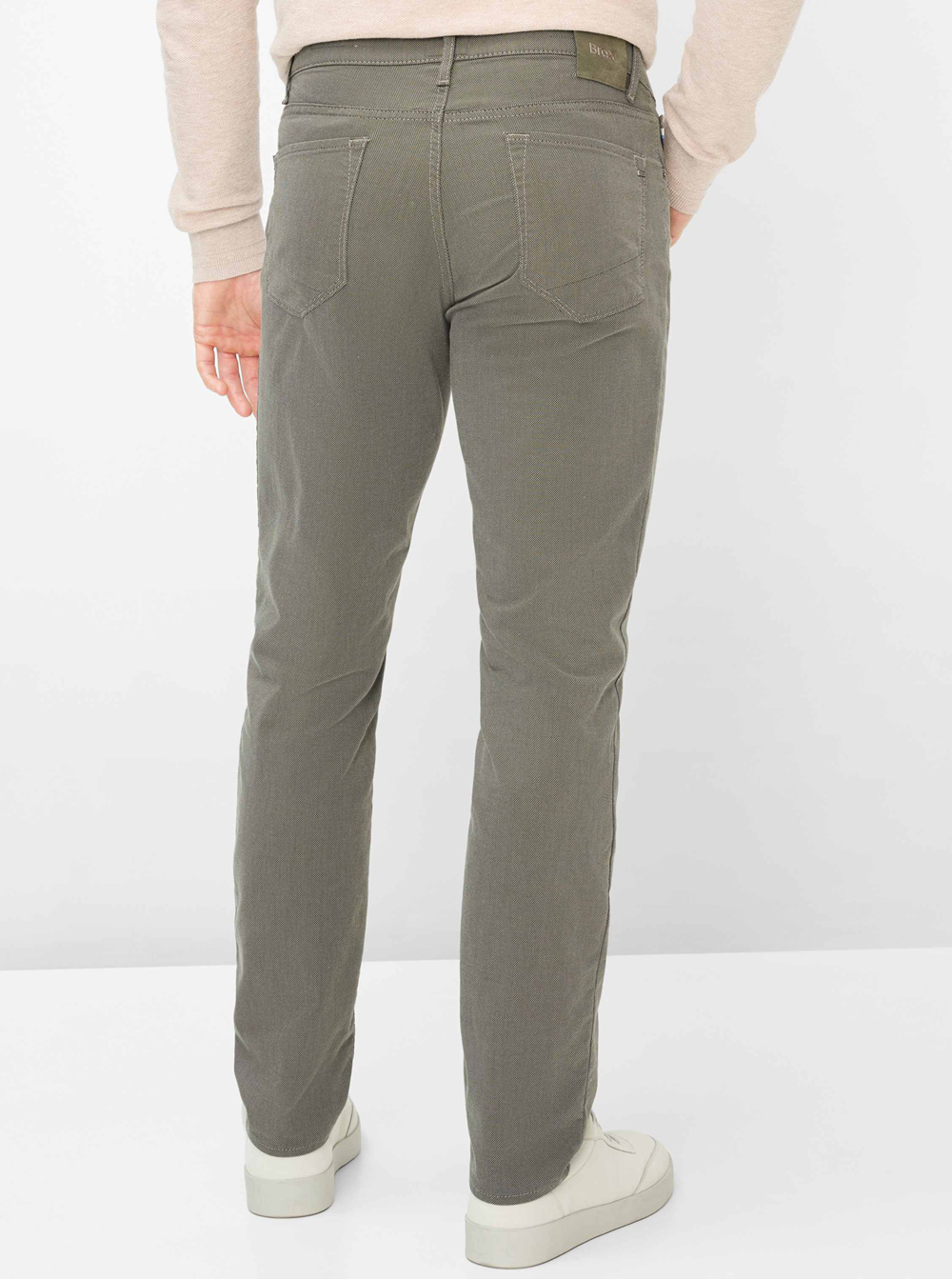 Brax Groene Heren Katoenen broek - 07-1722/35 Chuck