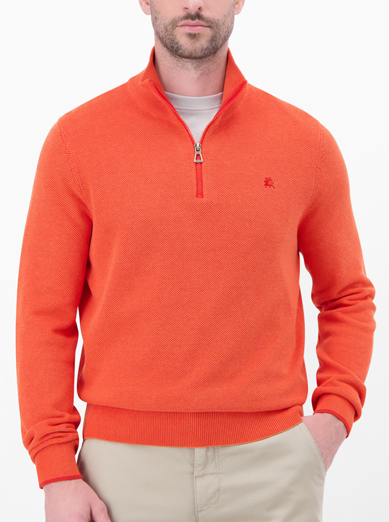 LERROS Basic Half-zip Pullover - 25D5413