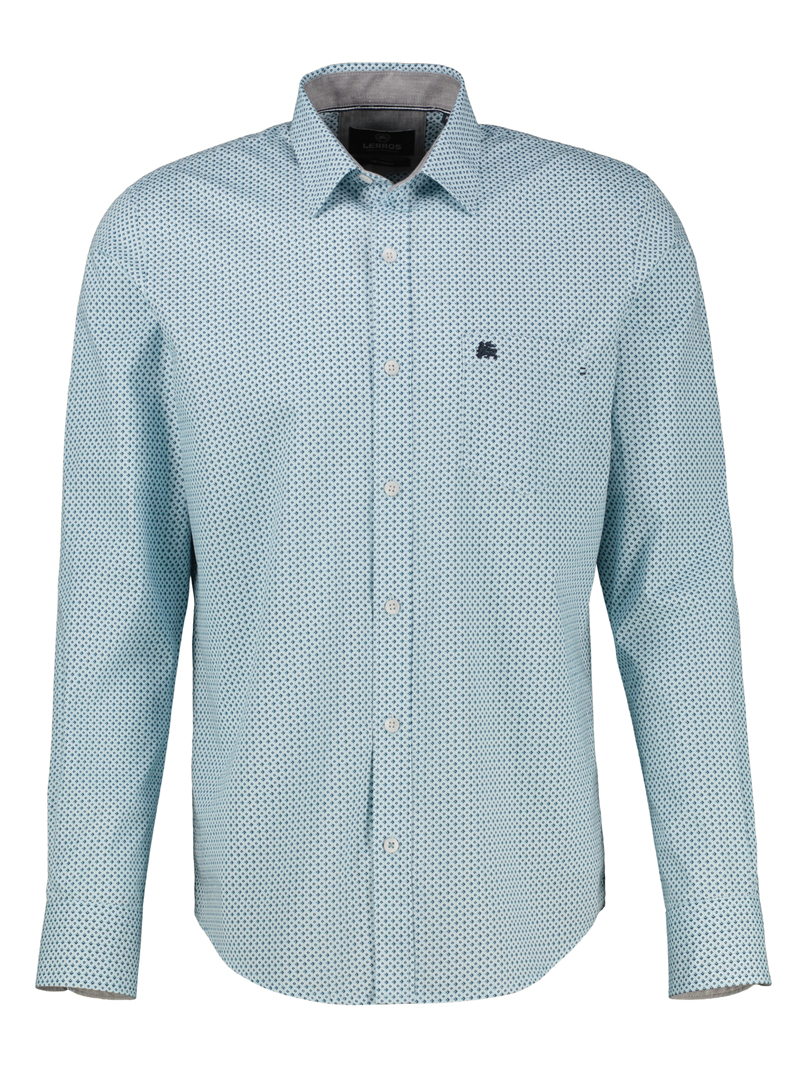 LERROS Lange mouw shirt Allover patroon - 25D1008