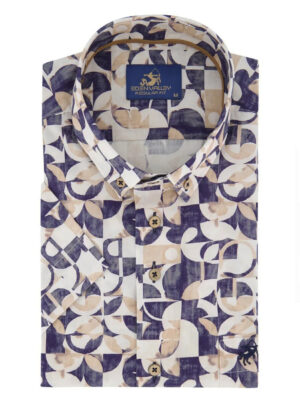 Eden Valley Modern fit Korte mouw Shirt - 216243-38-M