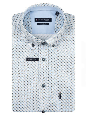 Giordano Casual Overhemd Korte mouw met print - 616017