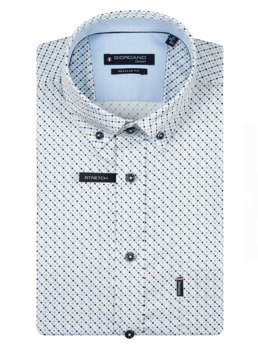 Giordano Casual Overhemd Korte mouw met print - 616017