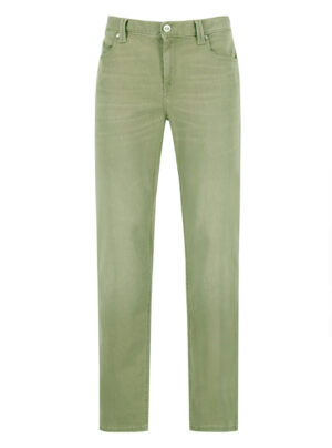 Alberto Groene 5-Pocket Broek - 4207-1571 Pipe Green