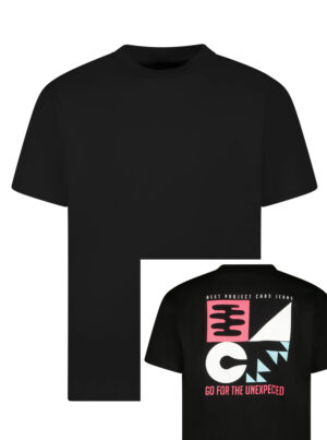 Cars Heren Zwart T-shirt met backprint - Molano 41185