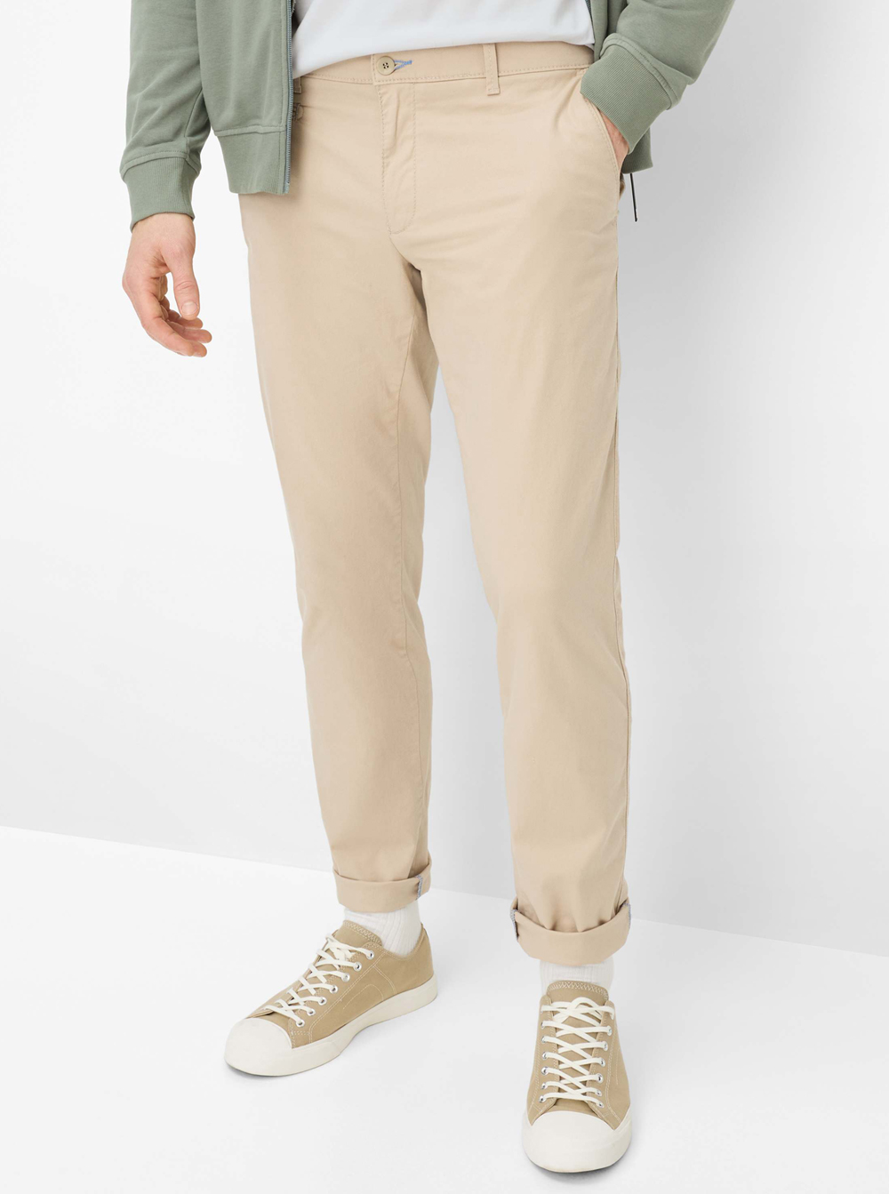 Brax HiFlex Beige Chino Broek - 07-3222 Fabio