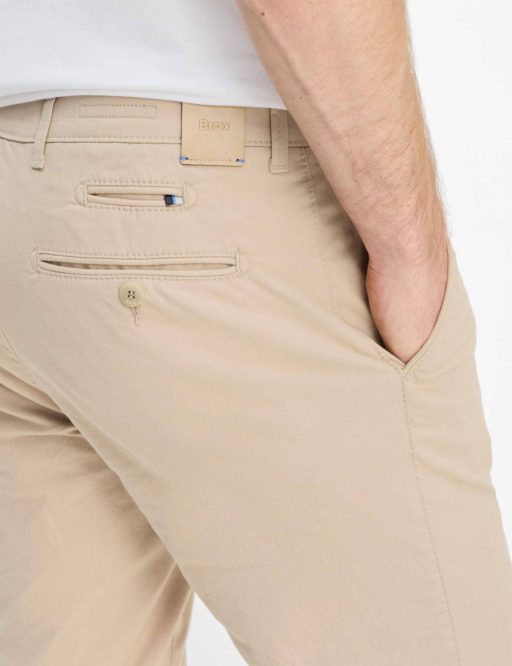 Brax HiFlex Beige Chino Broek - 07-3222 Fabio