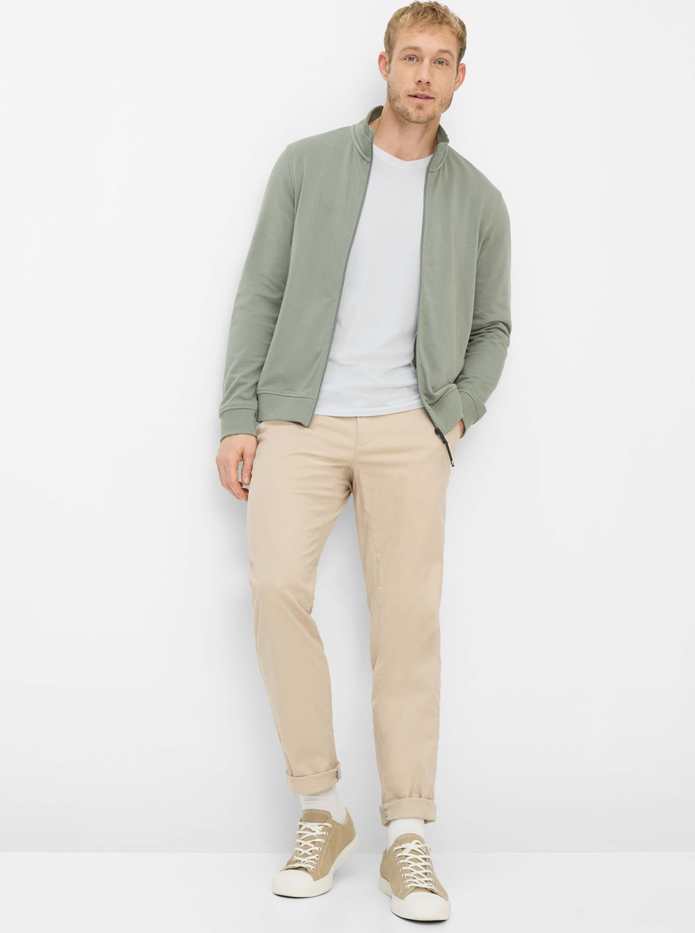 Brax HiFlex Beige Chino Broek - 07-3222 Fabio