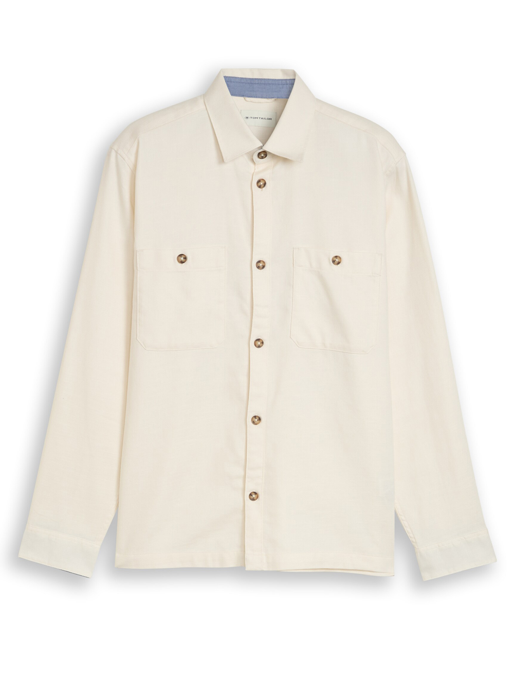 Tom Tailor Wit Overshirt Heren - 1049608