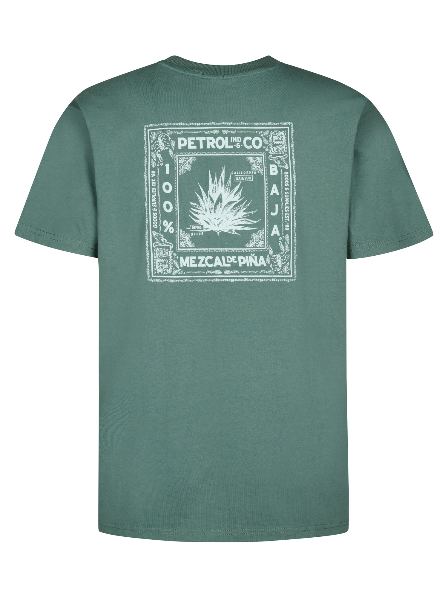 Petrol Industries T-shirt met Rugprint - M-1060-TSR740