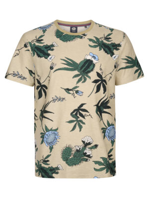 Petrol Industries T-shirt met Botanische print - M-1060-TSR655