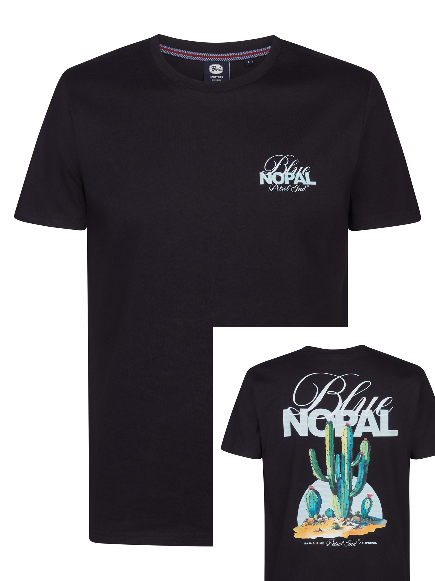 Petrol Industries T-shirt met Rugprint - M-1060-TSR613