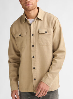 Petrol Industries Beige Overshirt - M-1060-SIL404