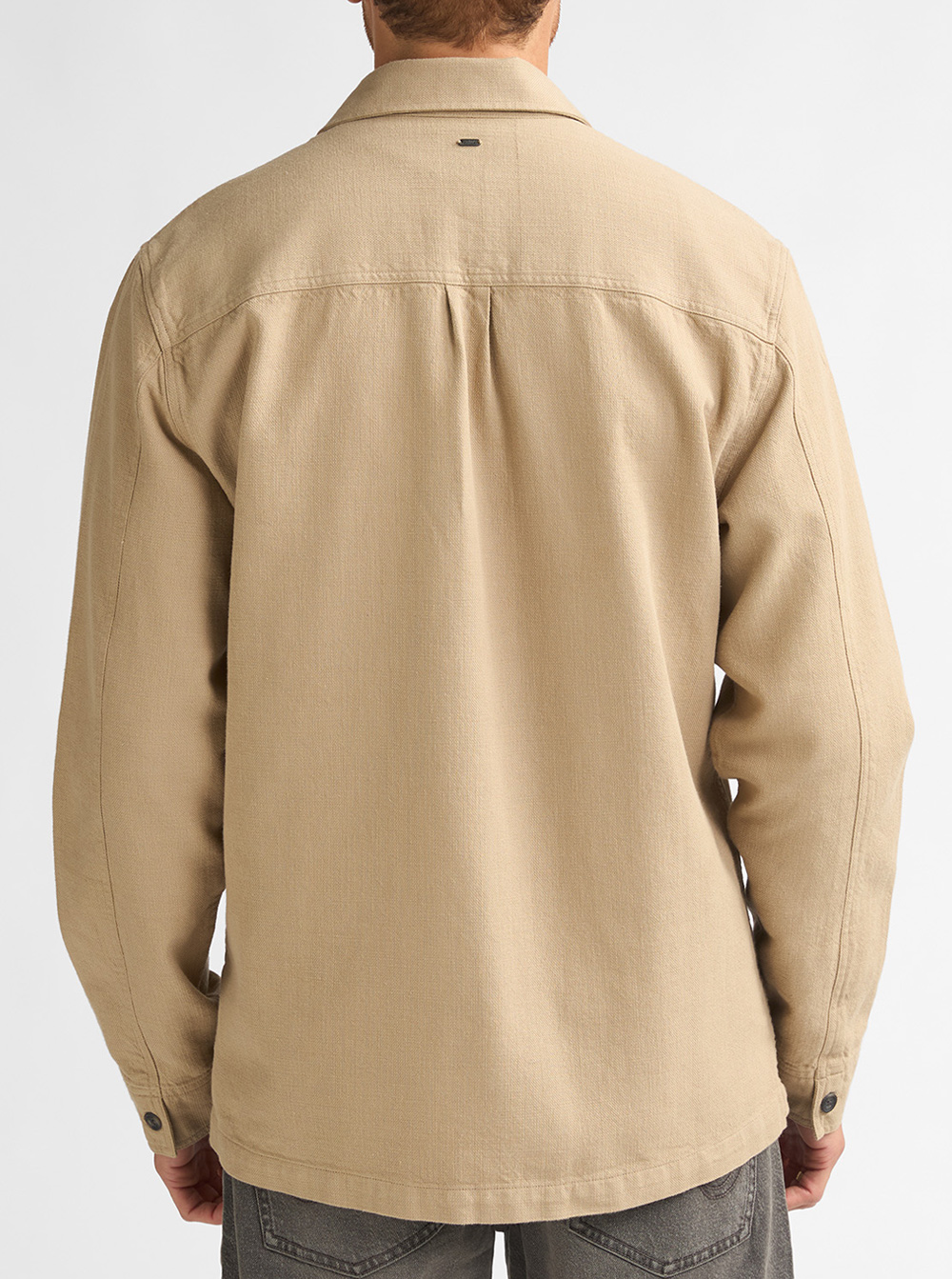 Petrol Industries Beige Overshirt - M-1060-SIL404