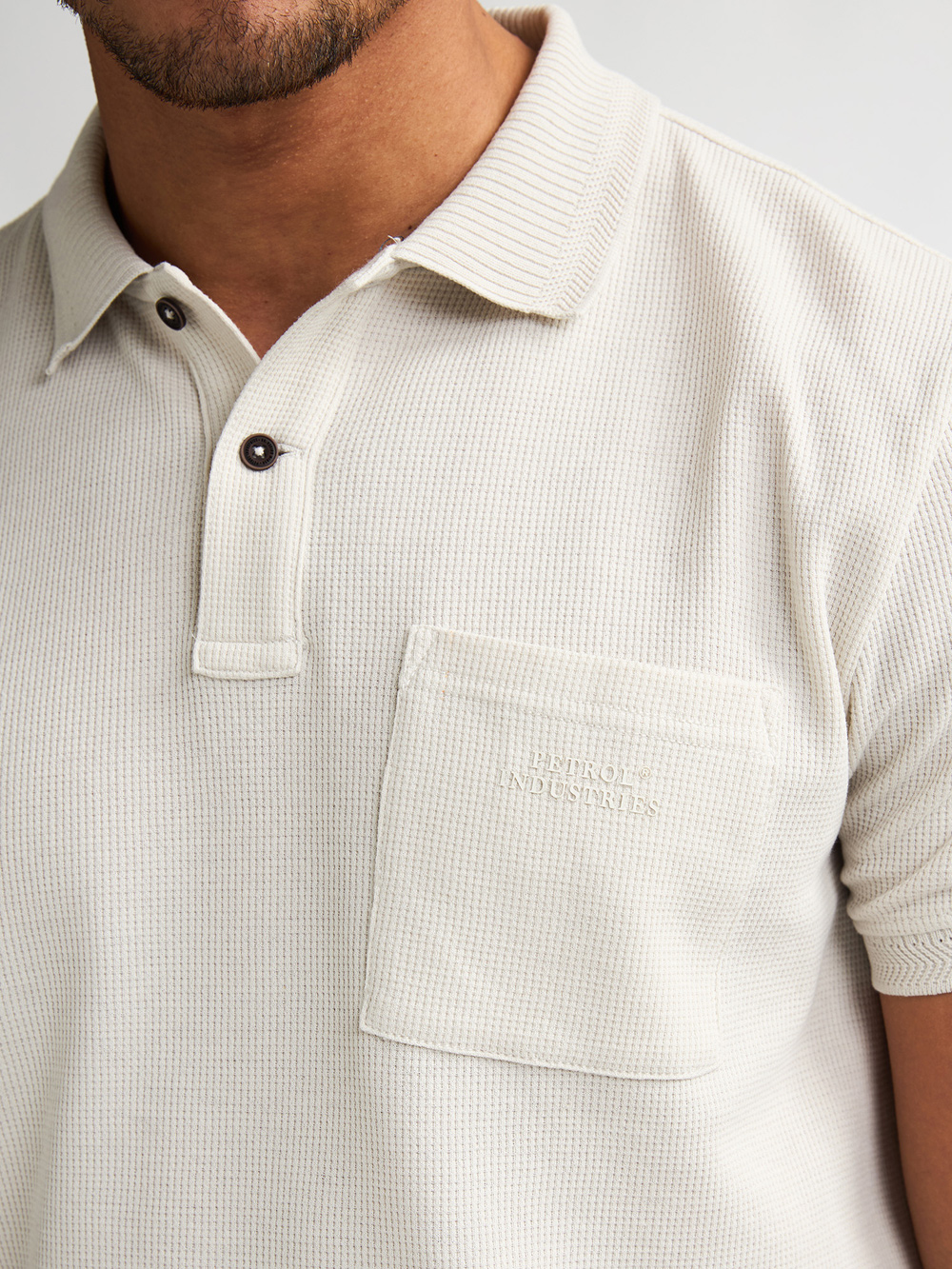 Petrol Industries Poloshirt met Pique structuur - M-1060-POL906