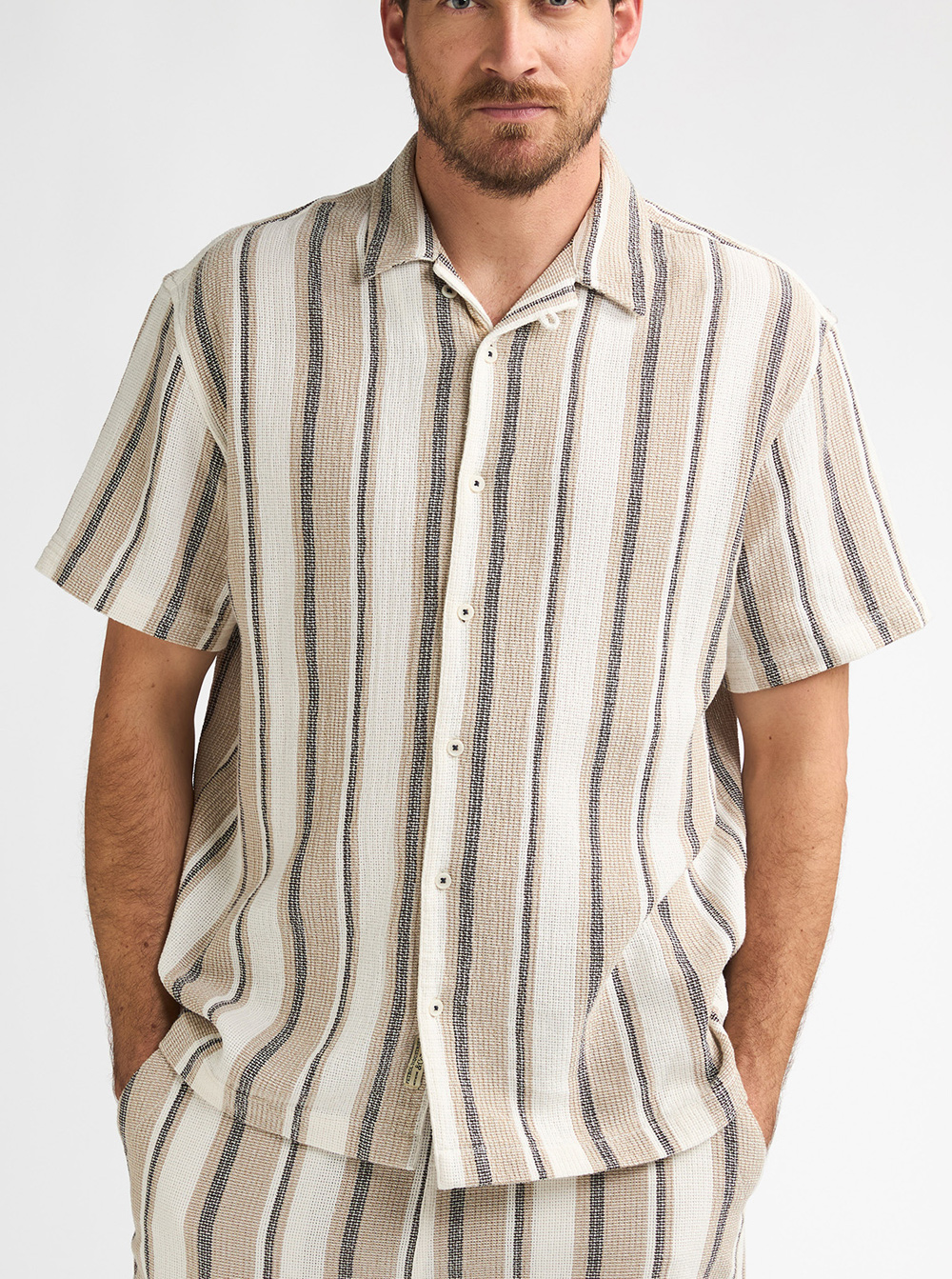 Petrol Relaxed fit Shirt Korte mouw - M-1060-SIS429