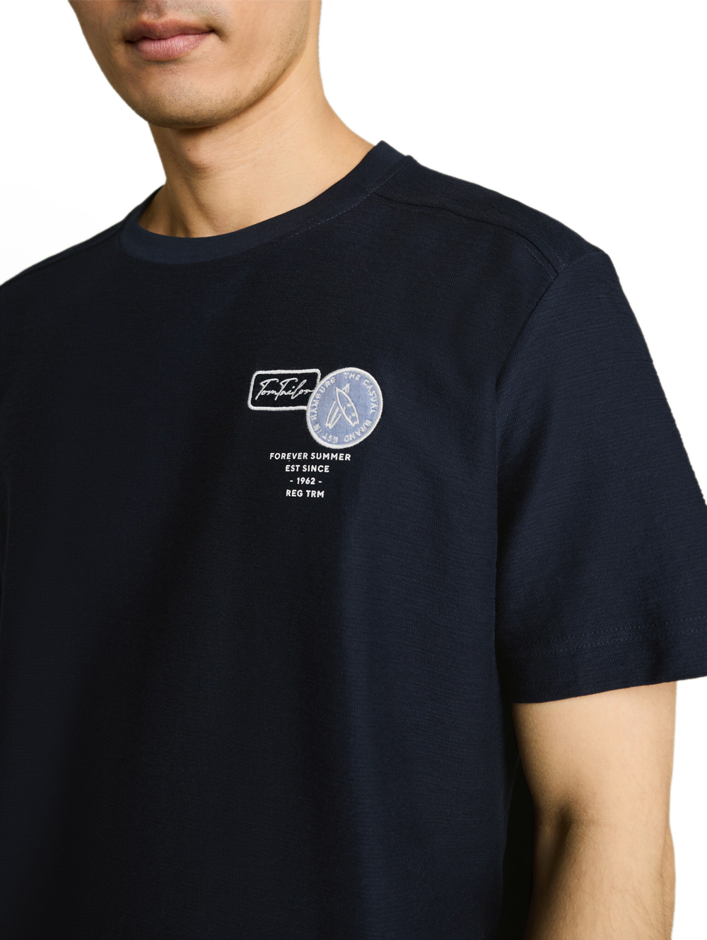 Tom Tailor Heren T-Shirt Ronde hals - 1051169