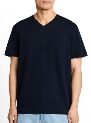 Tom Tailor Donkerblauw V-hals T-shirt - 1051172