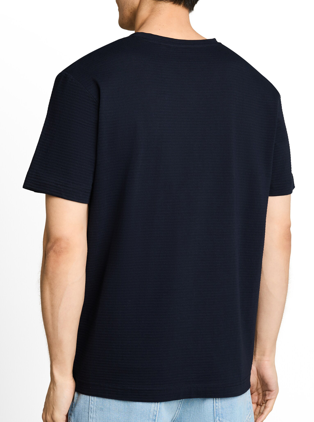 Tom Tailor Donkerblauw V-hals T-shirt - 1051172