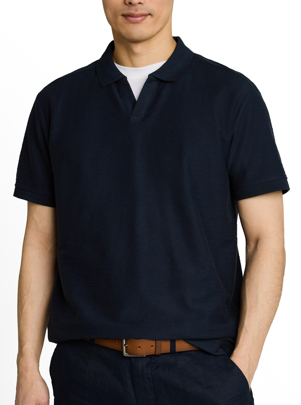 Tom tailor Polo met Ottoman-Structuur - 1051182