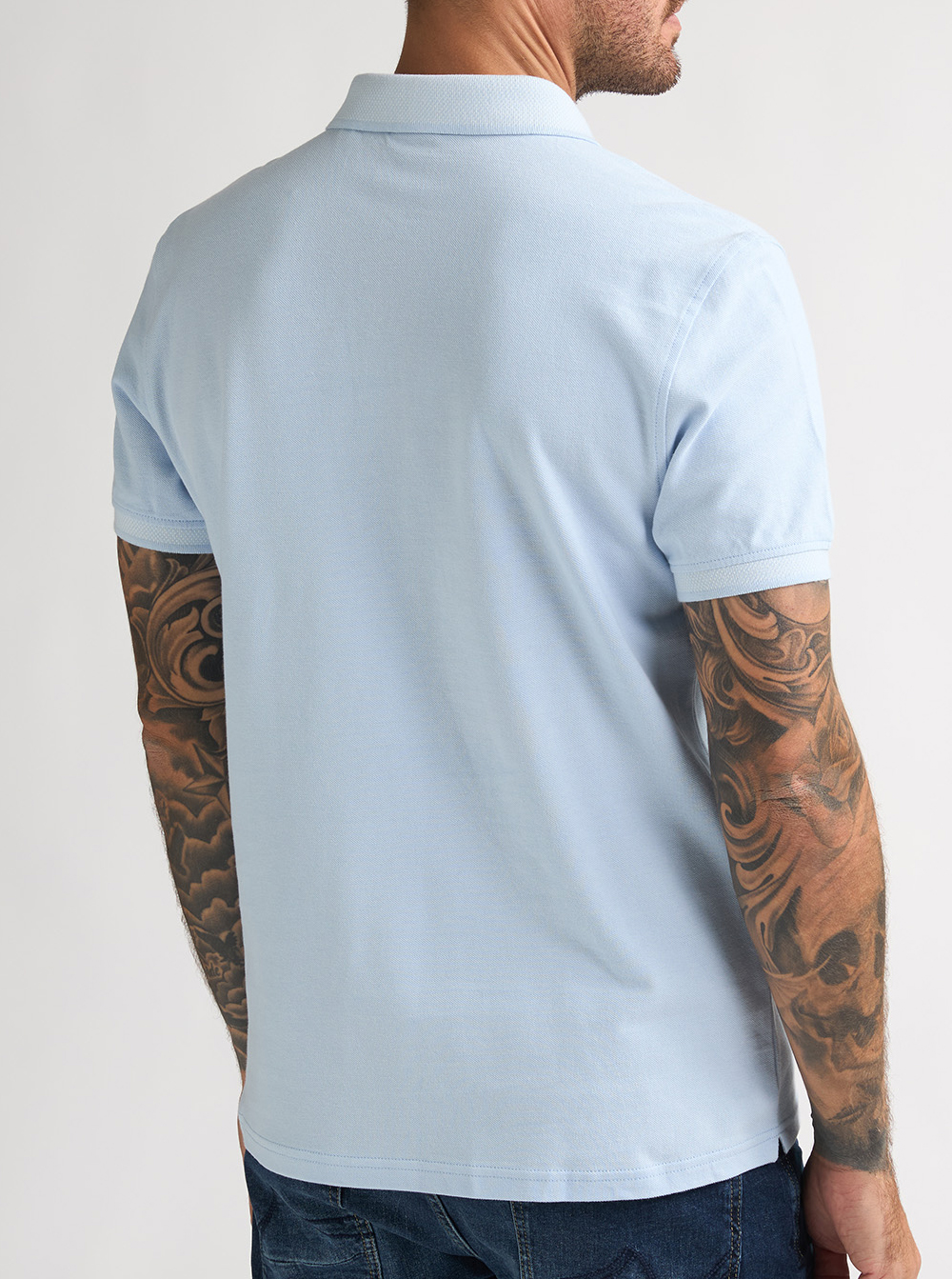 Petrol Industries Lichtblauw Poloshirt - M-2060-POL928