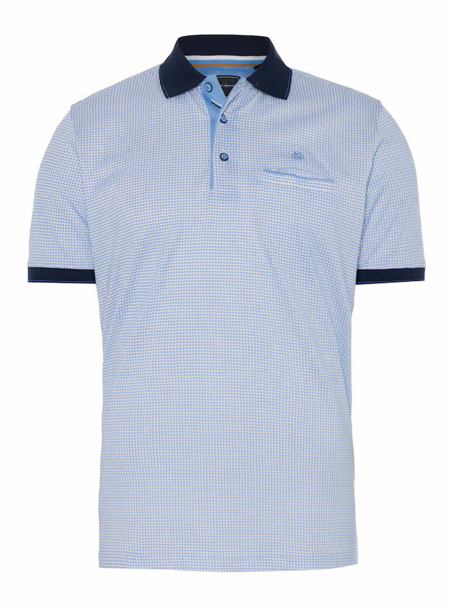 Fellows United Lichtblauwe Heren Polo - 61.3681