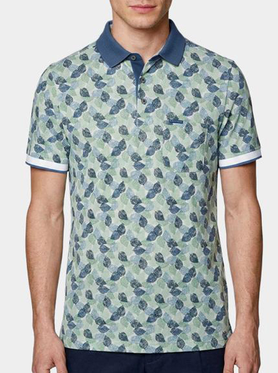 Baileys Groene Pique Polo met Korte mouw - 615229