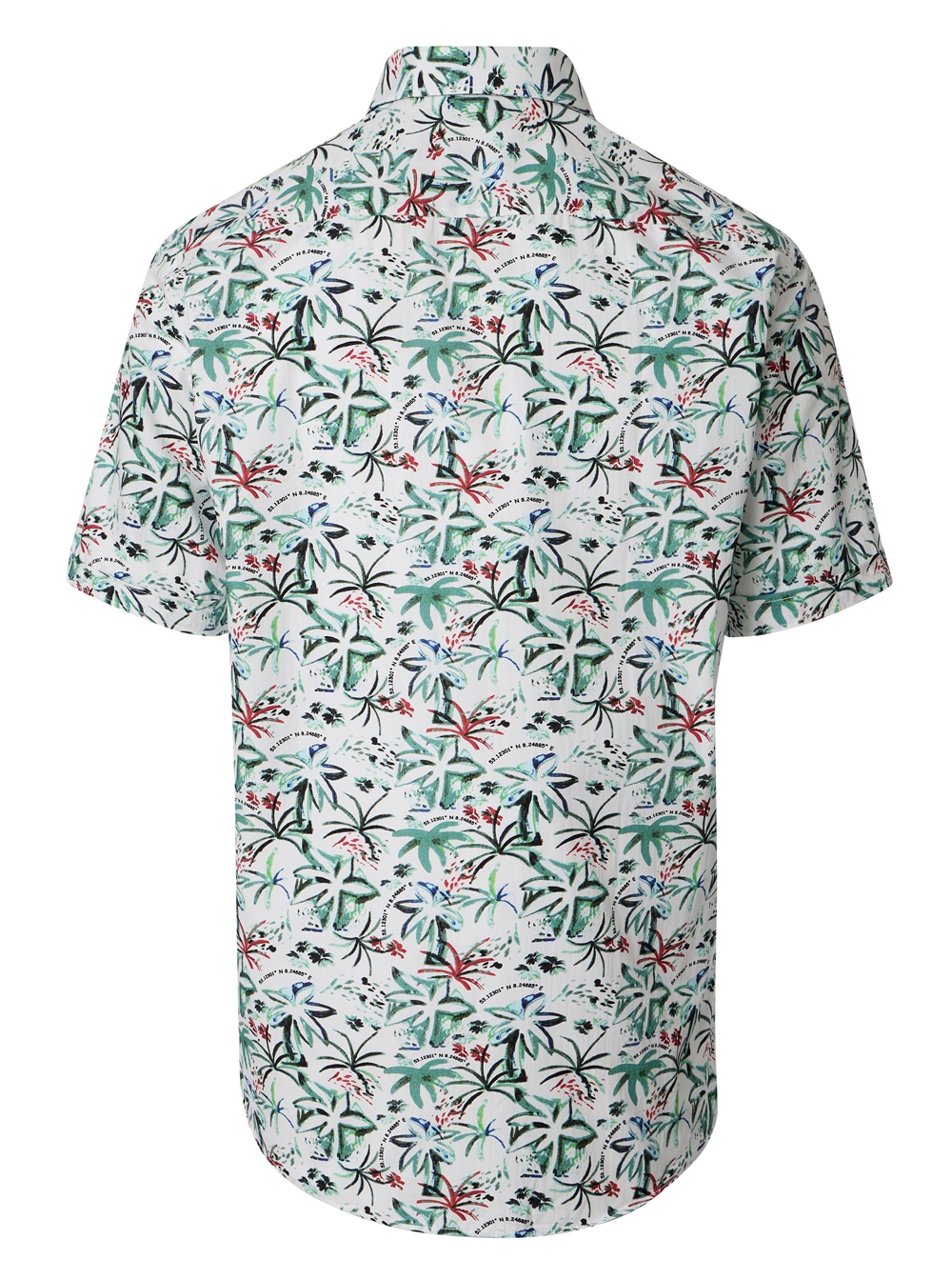 Casa Moda Gebloemd Korte mouw Shirt - 126131441