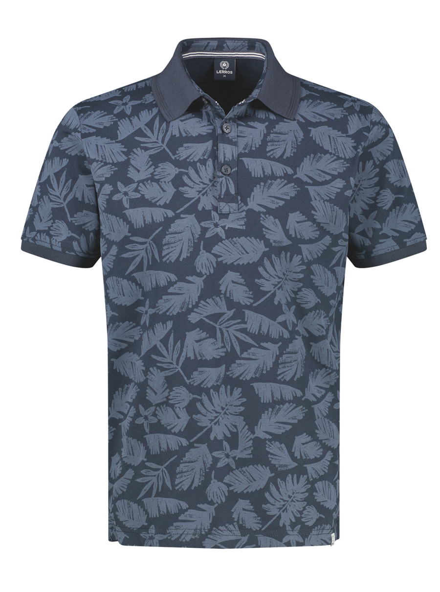 LERROS Gebloemd Poloshirt Korte mouw - 2663283