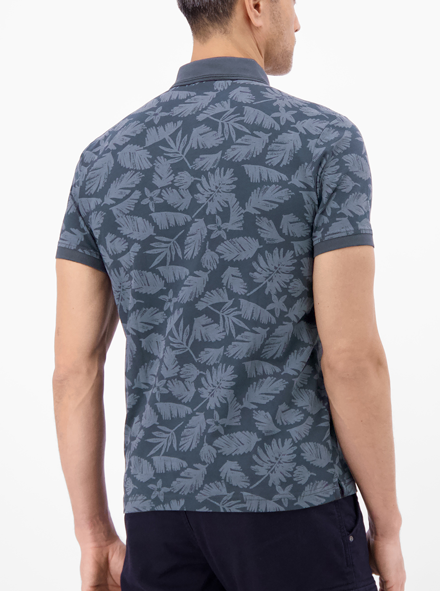 LERROS Gebloemd Poloshirt Korte mouw - 2663283
