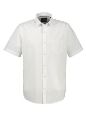 LERROS Wit Zomer Overhemd Korte mouw - 2662059