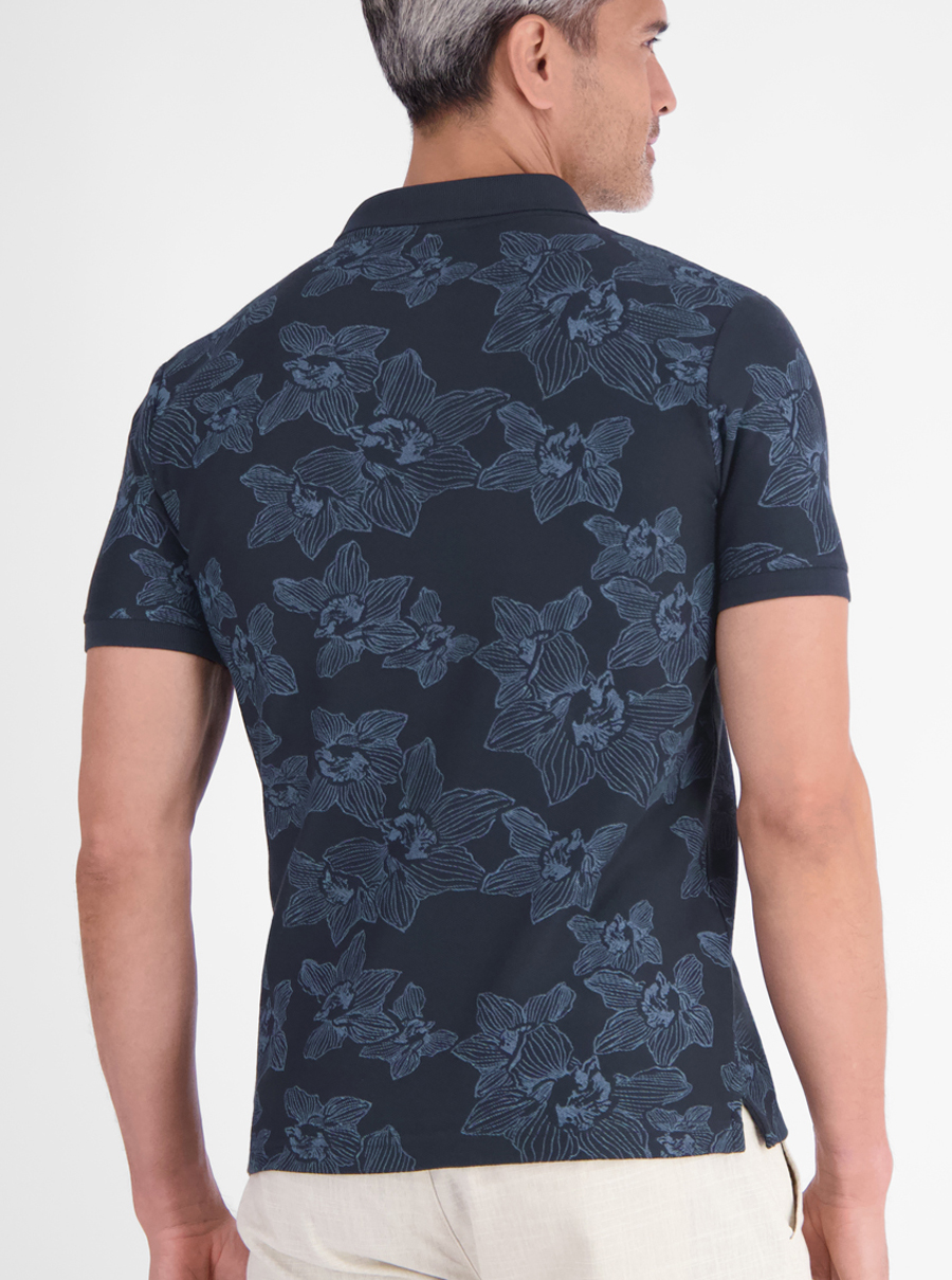 LERROS Gebloemd Poloshirt Korte mouw - 2653263