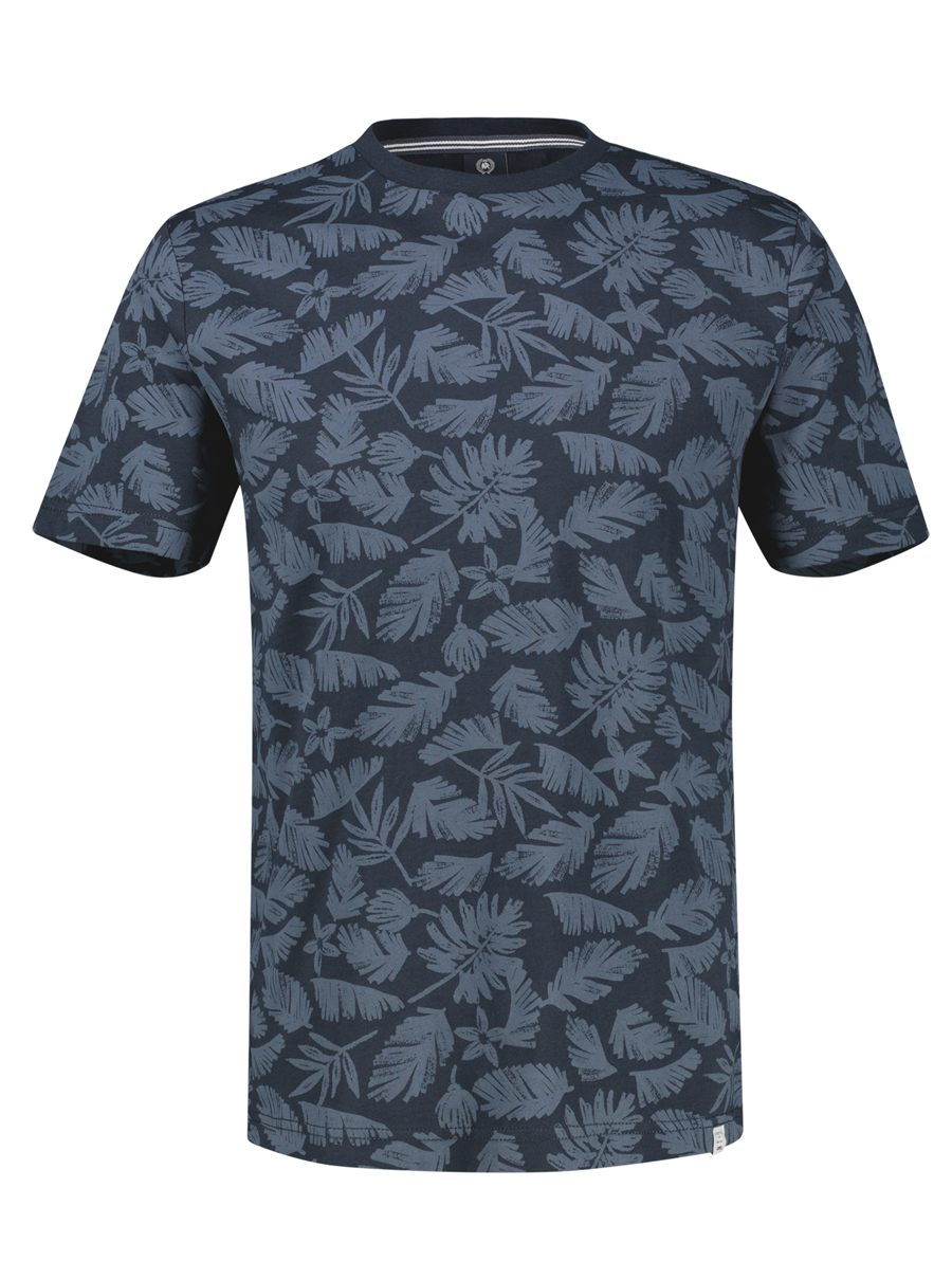 LERROS Blauw Ronde Hals T-shirt - 2663080