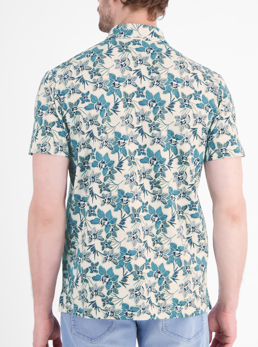 LERROS Gebloemd Poloshirt - 2653278