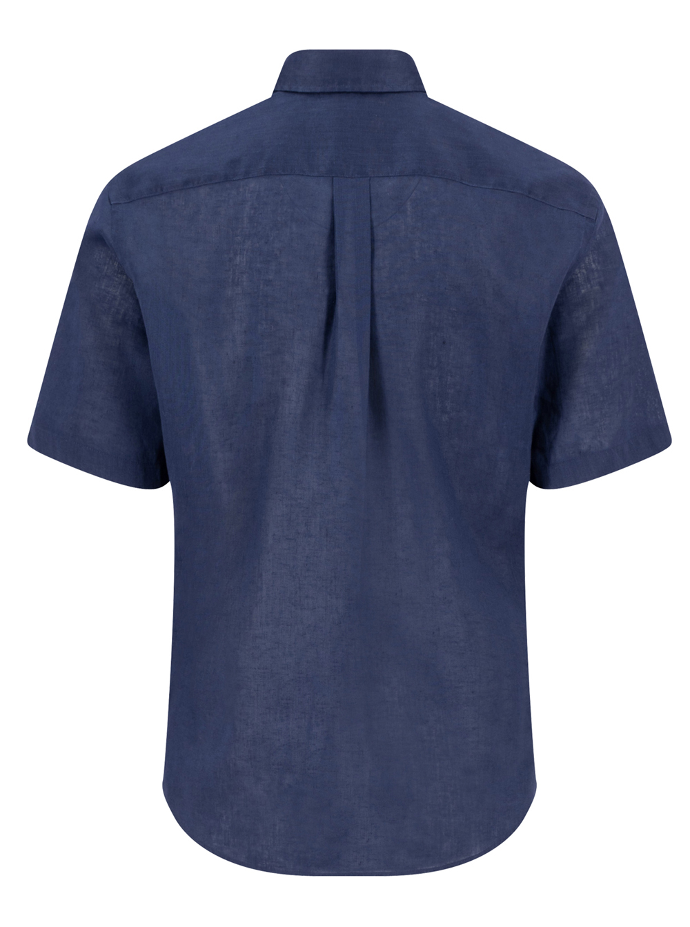 Fynch Hatton Effen donkerblauw Overhemd - 1605-7001