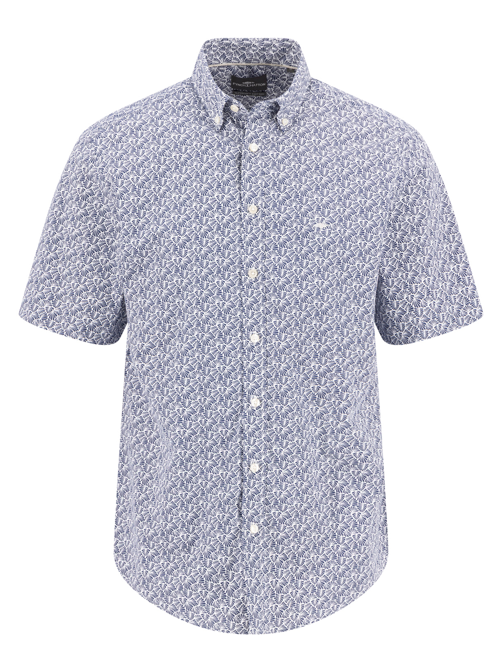 Fynch Hatton Korte mouw Overhemd met Print - 1605-5251