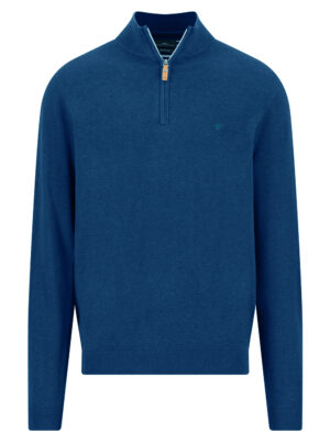Fynch Hatton Katoenen Half-zip Trui - 1607-316