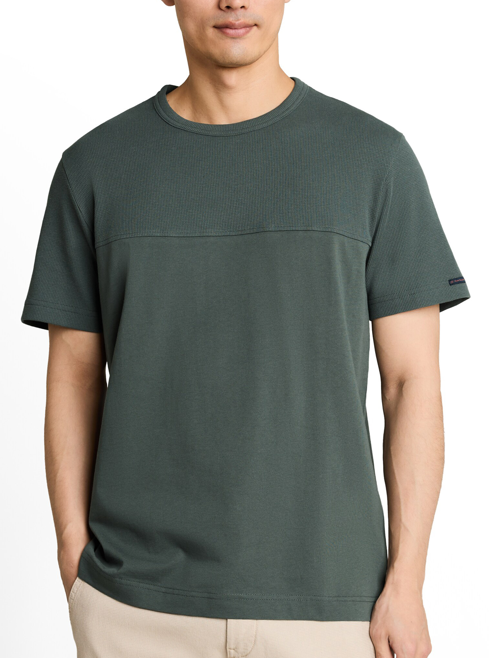 Tom Tailor Ronde hals Effen T-shirt - 1051505