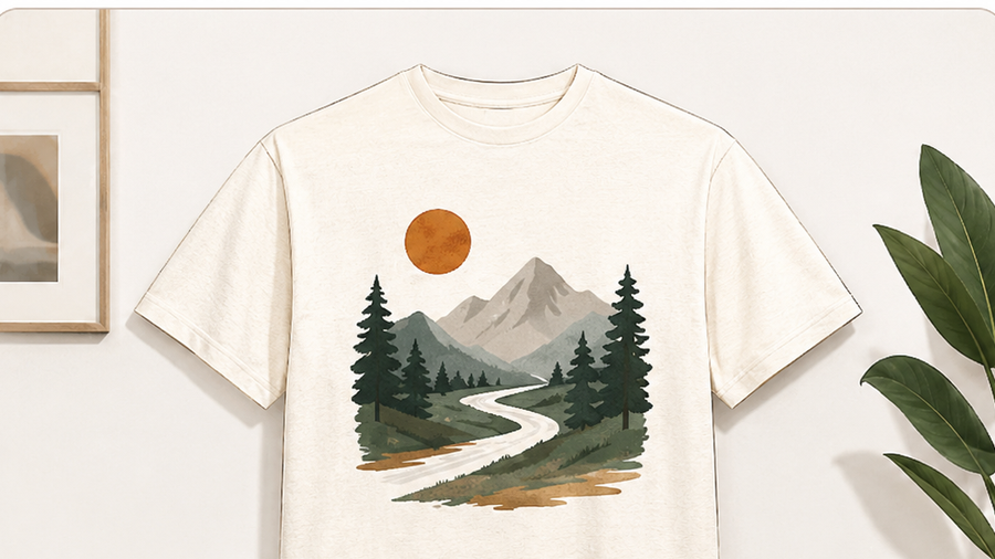 T-shirts met print heren